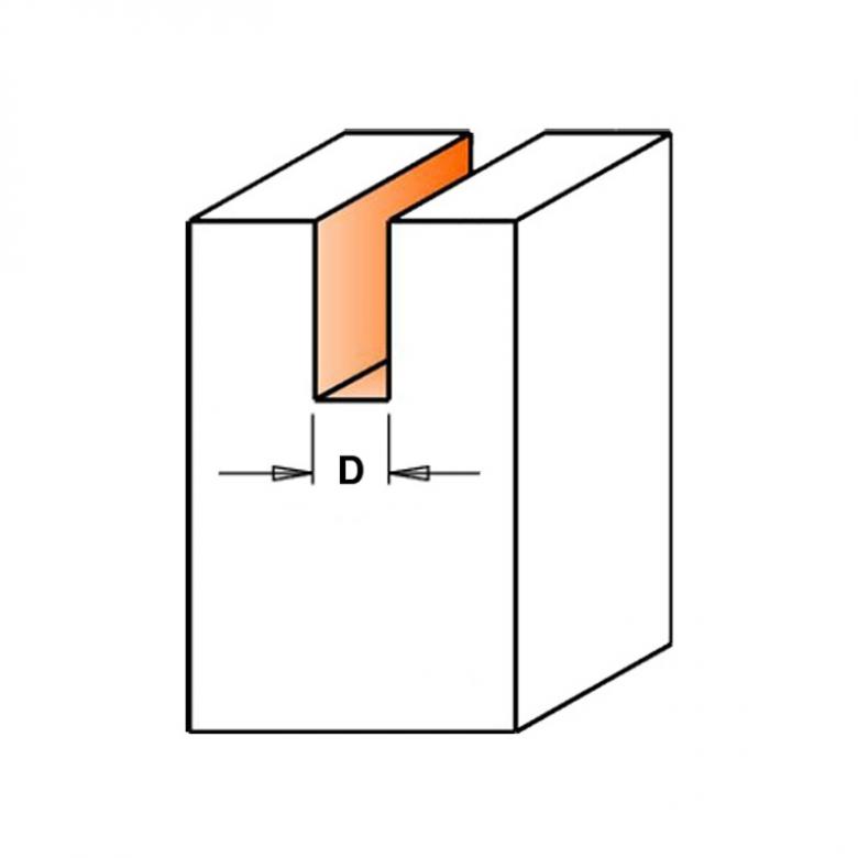 CMT Frez do uszczelek D-3 I-8 L-70 S-6 mm (711.031.11)