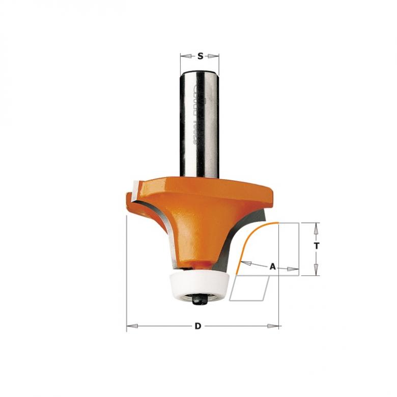 CMT Frez zaokrąglająco-trymujący do twardych materiałów A-15 D-50,8 I-25,4 S-12mm (966.601.11)