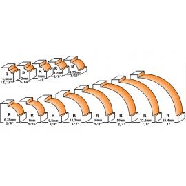 CMT Frez zaokrąglający D-16,7 I-12,7 R-2, S-8mm (939.167.11) 2