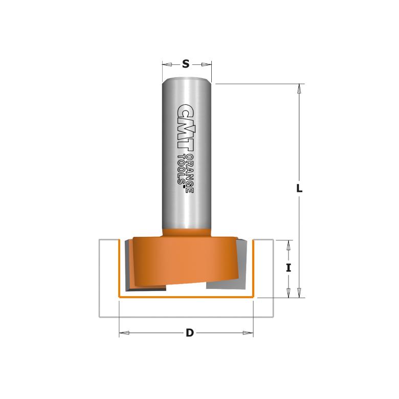 CMT Frez na czopy łączeniowe  D-31,7, I-12,7, L-54, S-12,7mm (801.817.11)