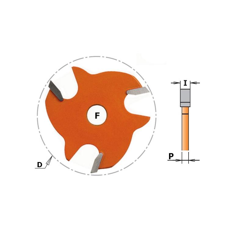 CMT Ostrze frezu piłkowego I-3 P-1,27 D-47,6 B-8mm (822.330.11)