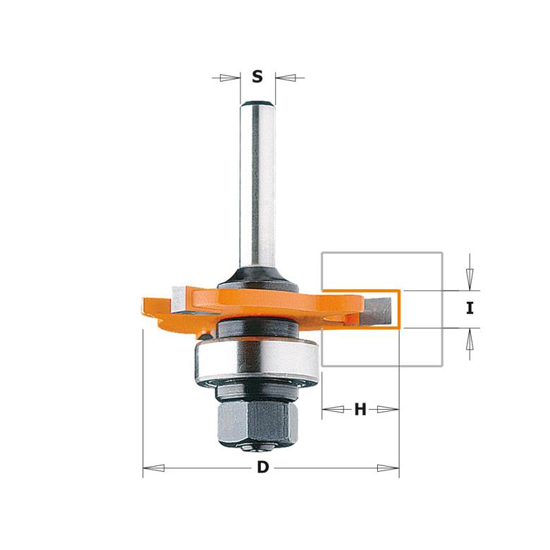 CMT Ostrze frezu piłkowego I-2 P-1,27 D-47,6 B-8mm (822.320.11)
