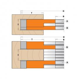 CMT Głowica regulowana do rowkowania D-170 B-31.75 (694.022.31) 2