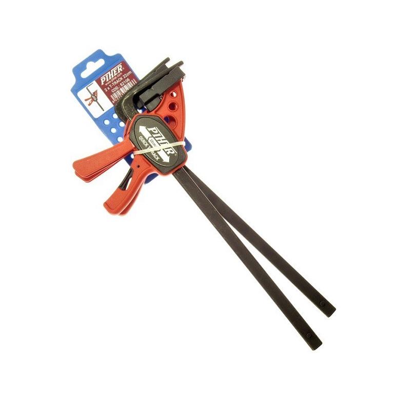 PIHER ścisk szybkomocujący do prowadnic pilarek 2szt 150x70mm (P52105)