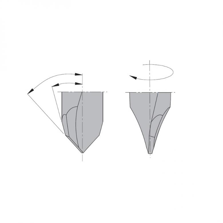 CMT Wiertło Xtreme przelotowe pełnowolframowe D-5mm, L-70mm prawe obroty (314.050.21)