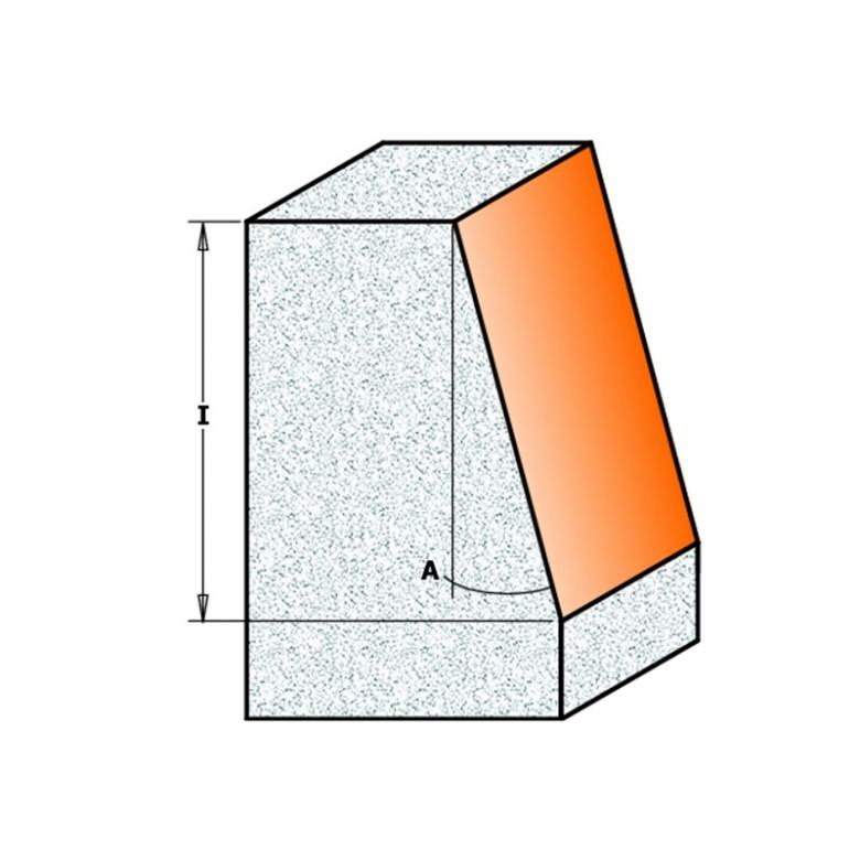 CMT Frez do ukosowania twardych materiałów D-23 S-12mm (981.521.11)