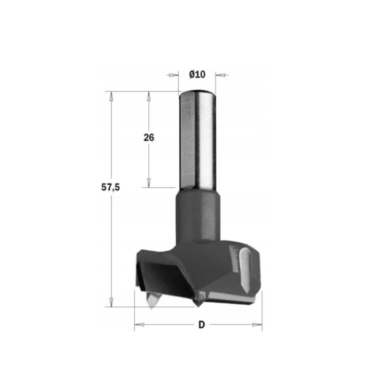 CMT Wiertło puszkowe krótkie 17mm (317.170.11)