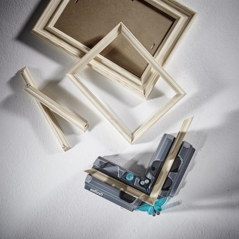 Wolfcraft Kątownik, przymiar - skrzynka uciosowa regulowana (6948200)