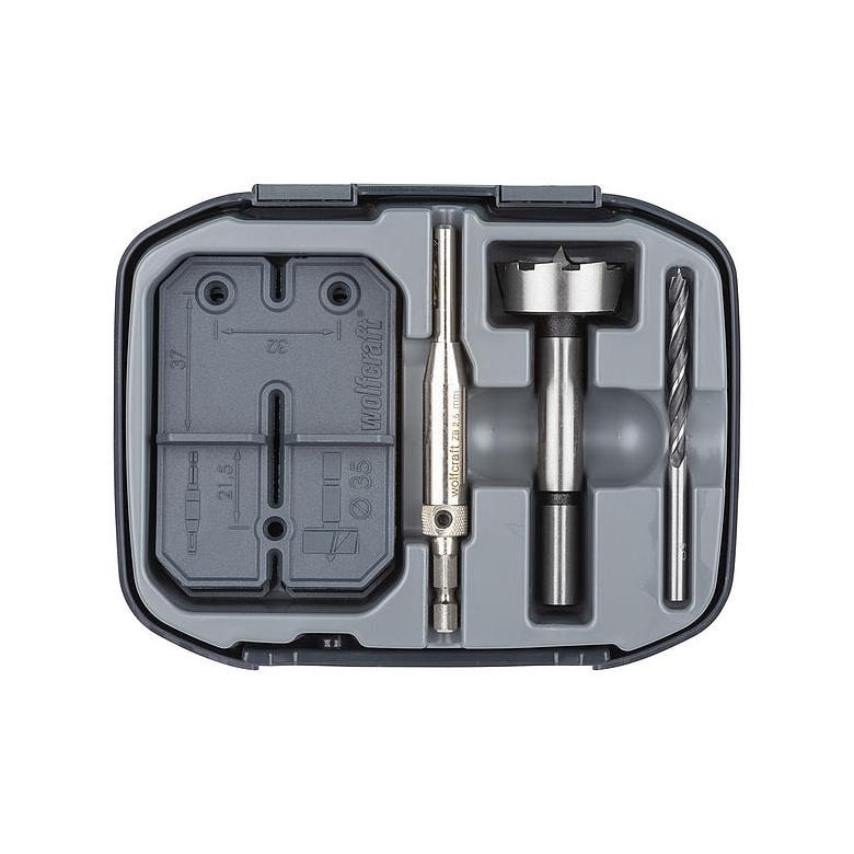 Wolfcraft zestaw do montażu zawiasów 35 mm  (4656000)