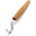 Beavercraft Nóż do łyżek rzeźbiarski 30 mm SK2OAK rękojeść dębowa