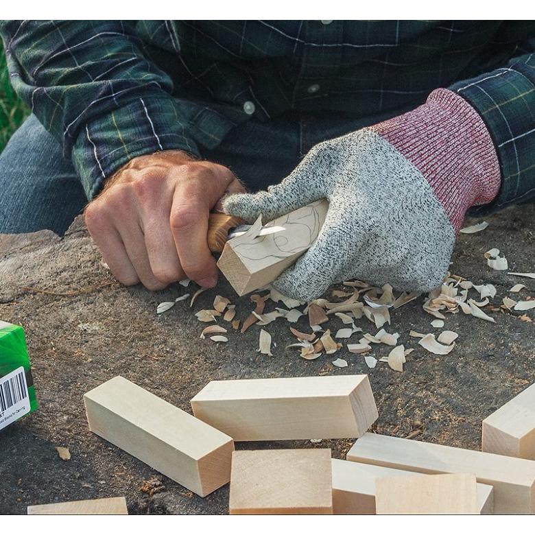 Beavercraft Drewno lipa zestaw 18 klocków BW18