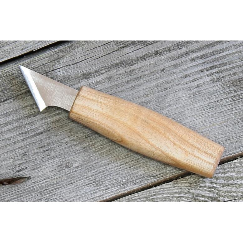 BeaverCraft Mały nóż snycerski do rzeźby geometrycznej C11 (C11) + kantówka lipa gratis