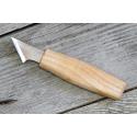BeaverCraft Mały nóż snycerski do rzeźby geometrycznej C11 (C11) + kantówka lipa gratis