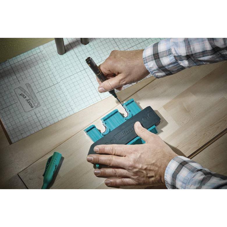 Wolfcraft Wzornik do odzwierciedlania kształtów rur (6949000)