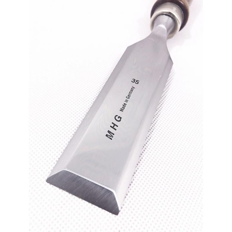 MHG GERMANY Dłuto stolarskie proste 38mm z grabową rękojeścią (1012.38)