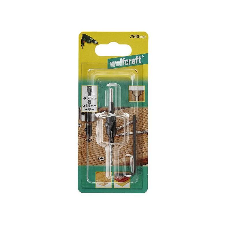 Wolfcraft Wiertło do konfirmatów 3,5-5 mm (2500000)
