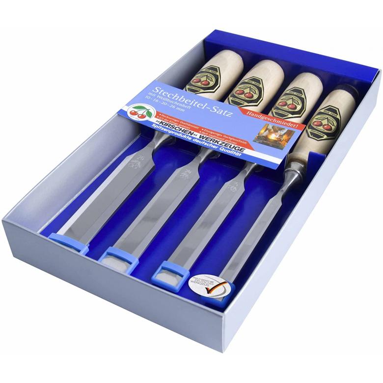 KIRSCHEN Dłuta stolarskie zestaw 4 szt karton 10-26mm (1181 SB)