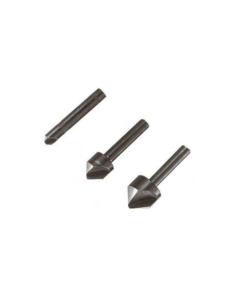 Wolfcraft Zestaw pogłębiaczy do drewna, tworzyw, metali 3 szt (2504000)