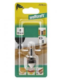 Wolfcraft Pogłębiacz do drewna, tworzyw, metali 19mm 1 szt (2578000) 2