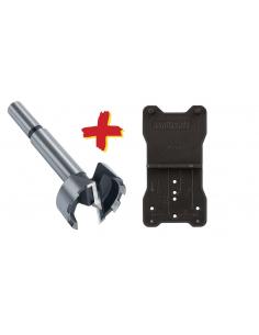 Wolfcraft wiertło Forstnera 35 mm do zawiasów z szablonem (8728000)