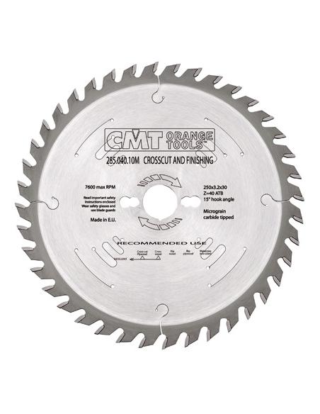 CMT Piła do cięcia poprzecznego i wzdłużnego D-300 F-30 zębów 36 285.036.12M