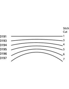 KIRSCHEN Dłuto rzeźbiarskie tyrolskie profil 1 szerokość 50mm 3191050 2