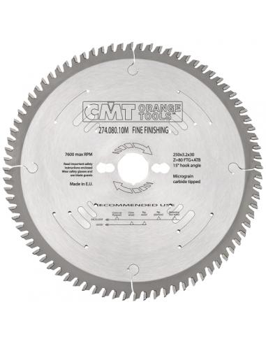 CMT Piiła do cięcia poprzecznego D-300 F-30 zębów 100  (274.100.12M)