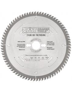 CMT Piiła do cięcia poprzecznego D-250 F-30 zębów 80  (274.080.10M)