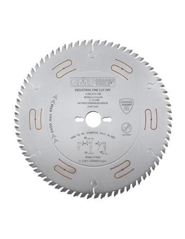 CMT Piiła chromowana wyciszona z zębem typu " na przemian skos" D-350 F-30 zębów 108  (285.708.14M)