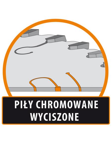 CMT Piiła chromowana wyciszona z zębem typu " na przemian skos" D-300 F-30 zębów 96  (285.696.12M)