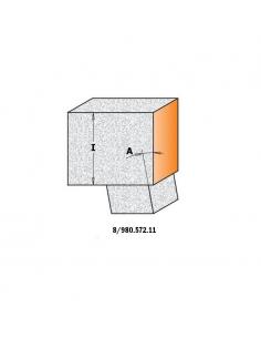 CMT Frez prosty do Corianu A-10 D-19,05 I-25,4 S-12mm (980.571.11) 2