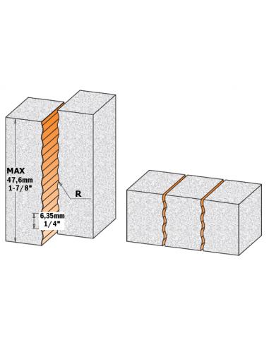 CMT Frez do łączeń w Solid Surface Corian D-15,87 I-51,5 S-12mm (981.531.11)