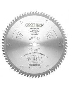 CMT Piła do Solid Surface Corianu i płyt kompozytowych D-250 F-30 zębów 72 (223.072.10M)