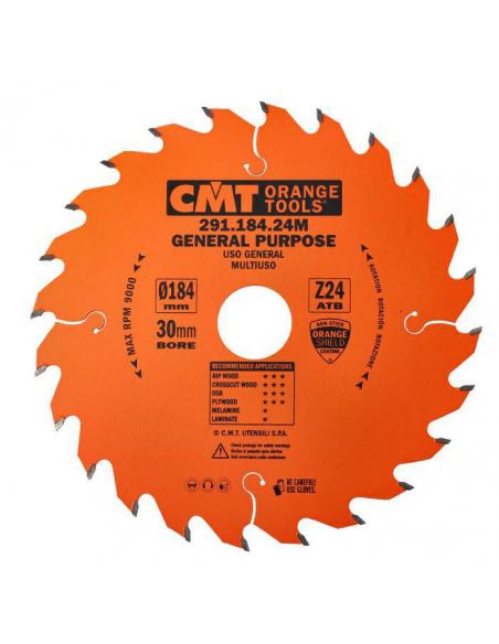 CMT Piła uniwersalna do elektronarzędzi D-184 F-30 zębów 24 (291.184.24M