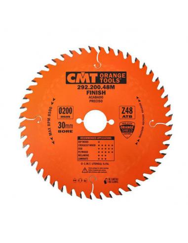 CMT Piła do cięcia poprzecznego do elektronarzędzi D-200 F-30 zębów 48 (292.200.48M)