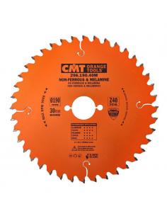CMT Piła do cięcia metali nieżelaznych i płyt laminowanych D-190 F-30 zębów 40 (296.190.40M)
