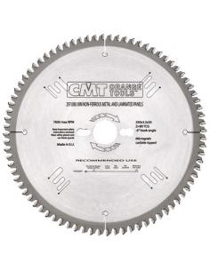 CMT Piła do cięcia metali nieżelaznych i płyt laminowanych D-190 F-30 zębów 64 (296.190.64M)