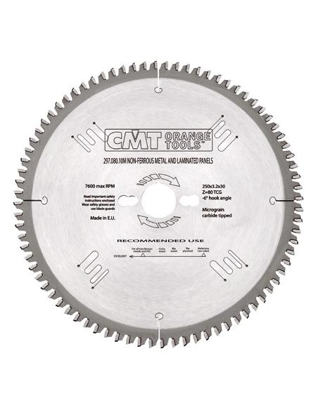 CMT Piła do cięcia metali nieżelaznych i płyt laminowanych D-190 F-30 zębów 64 (296.190.64M)