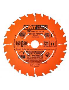 CMT Piła ultra cienka ITK Plus do cięcia wzdłużnego i poprzecznego  D-165 F-20 zębów 24 (271.165.24H)