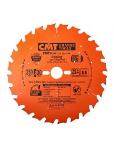 CMT Piła ultra cienka ITK Plus do cięcia wzdłużnego i poprzecznego  D-250 F-30 zębów 24 (271.250.24M)