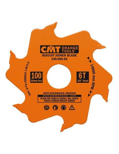 CMT Frez piła do lamelek HM D-100 K-3,96 Z-6 F-22 (240.006.04)