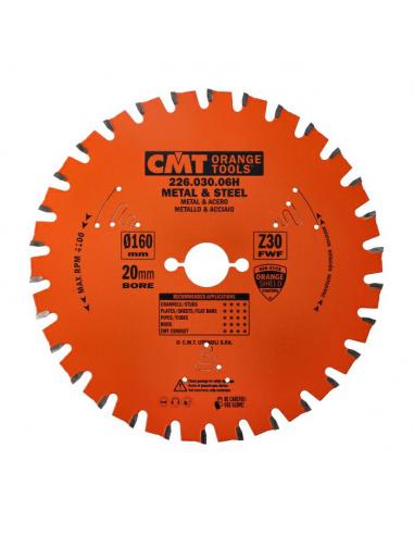 CMT Piła do cięcia stali na sucho D-160 F-20 zębów 30 (226.030.06H)