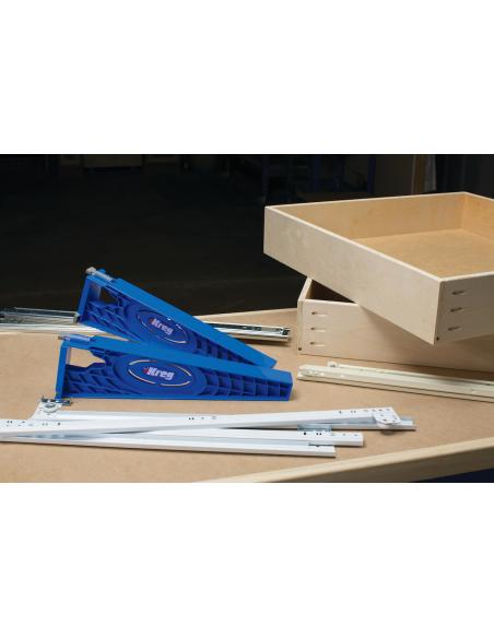 Szablon do montażu prowadnic szuflad KREG Drawer Slide Jig (KHI-HINGE-INT)