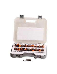 PROTECO Frezy do drewna - zestaw 18 elementów (10.10-SF-18)