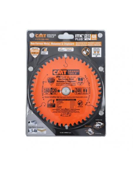CMT Piła do cięcia alu laminatów materiałów nieżelaznych D-184 F-20 zębów 48 (276.184.48H)