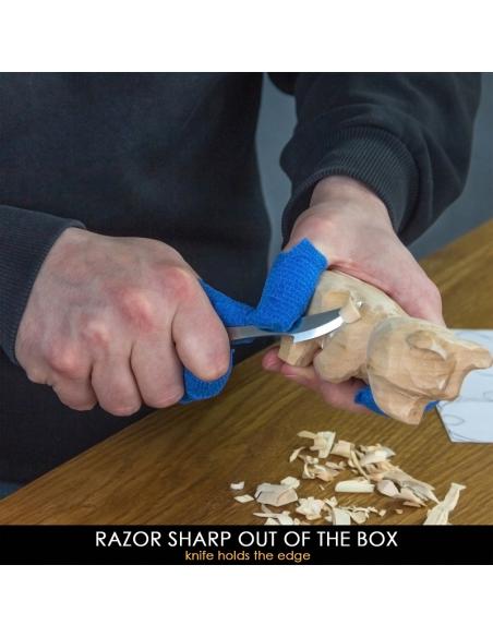 Beavercraft Zestaw do rzeźbienia miś DIY05