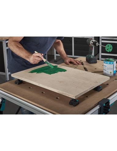 Wolfcraft 4 szczęki zaciskowe ze wspornikami do stołów roboczych (WF6166000)