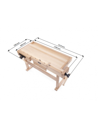 Ramia stół stolarski PREMIUM PLUS 1600 (PRO-AS1600)