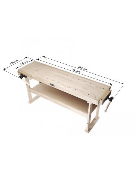 Ramia stół stolarski ADVANCE 2000 (HB.N2000)