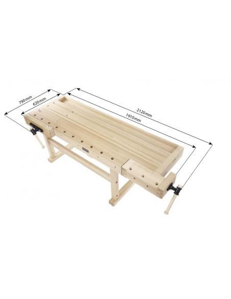 Ramia stół stolarski PREMIUM MONSTER 2100 (PRO-ASM2100)